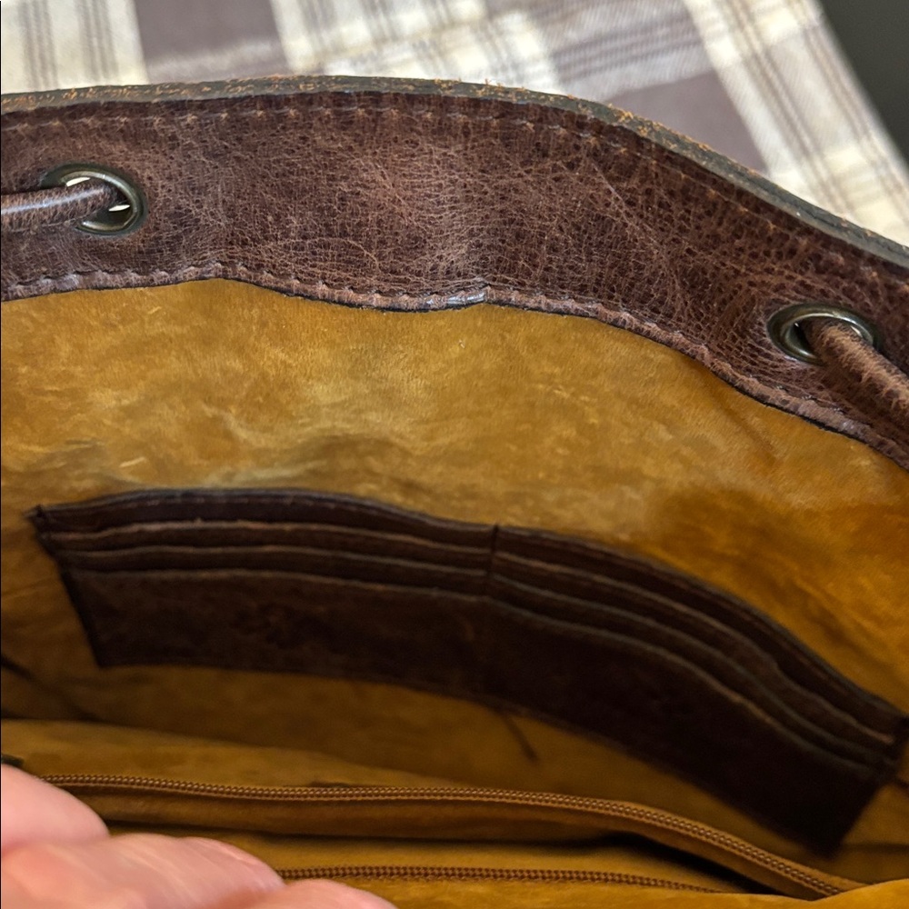 Patricia Nash Jovanna Western distressed leather Backpack - Picture 9 of 14